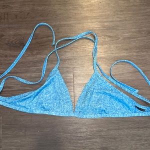Jolyn blue heather triangle top